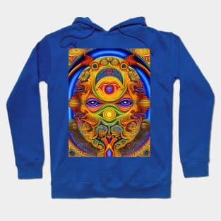 Dosed in the Machine (16) - Trippy Psychedelic Art Hoodie